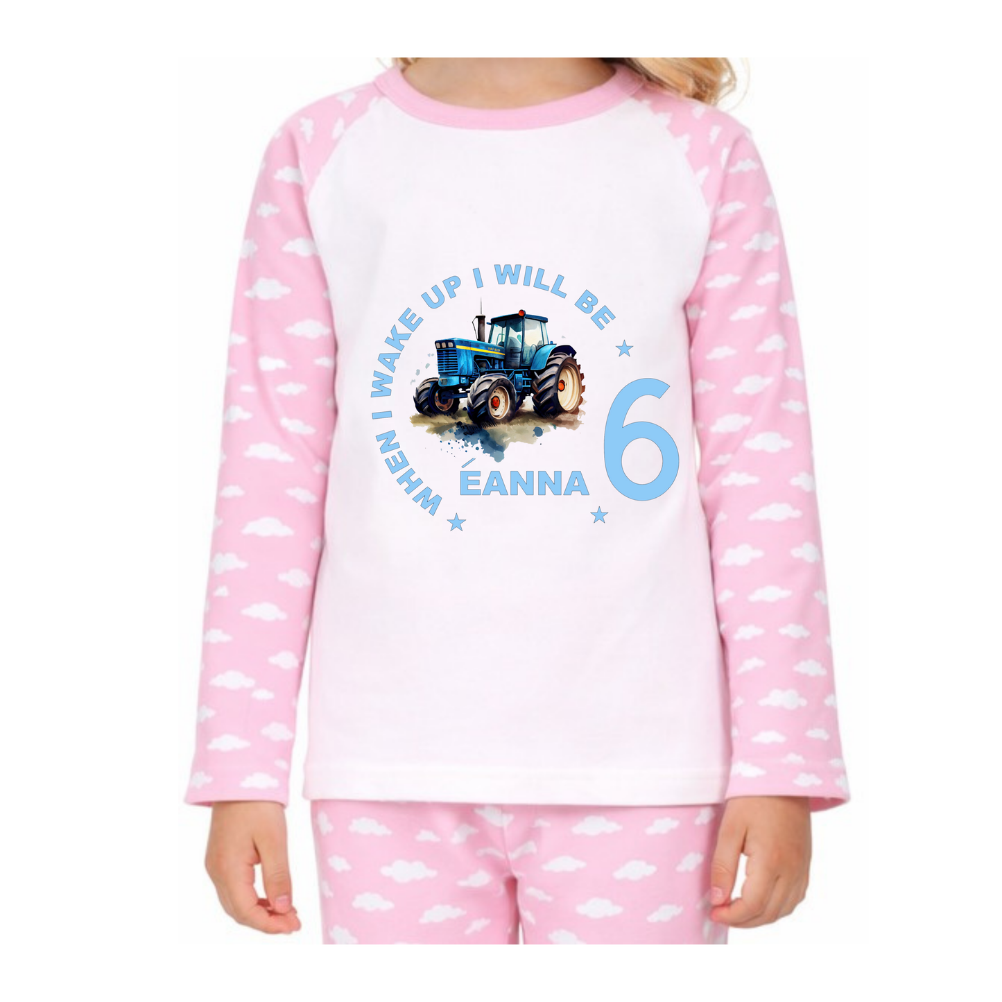 Personalised Tractor Pyjamas