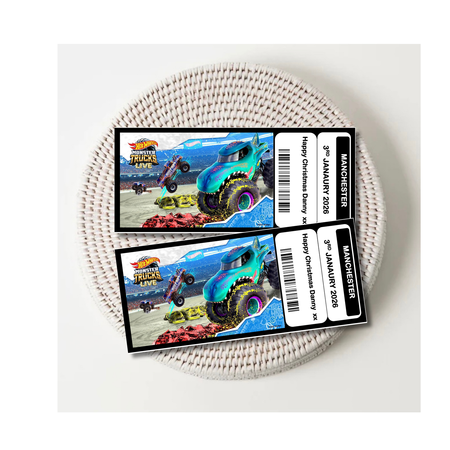 Personalised Show Tickets