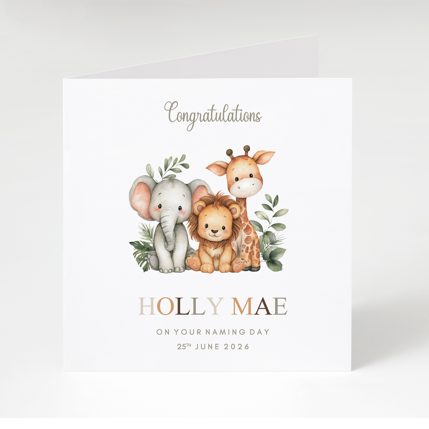 Personalised Naming Day Cards