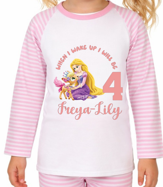 Personalised Rapunzel Pyjamas