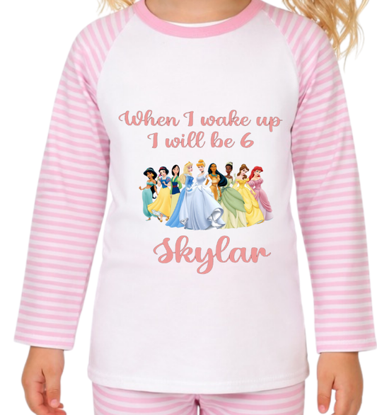 Personalised Princess Pyjamas
