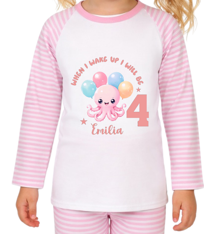 Personalised Octopus Pyjamas