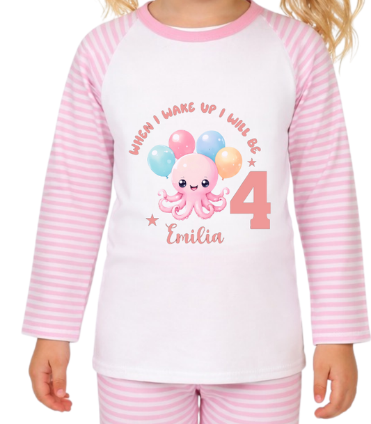 Personalised Octopus Pyjamas