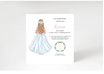 Personalised Communion Card