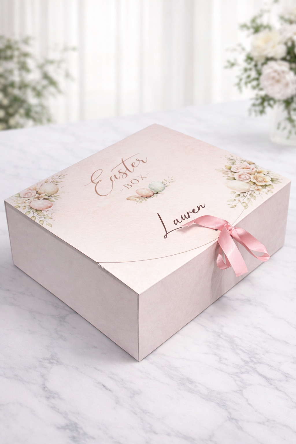 Personalised Easter Box Pastel Colours