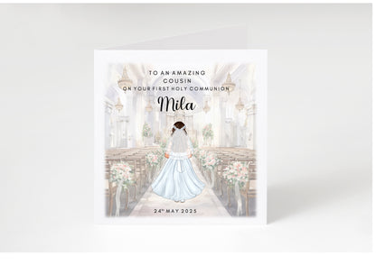 Personalised Communion Card