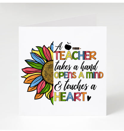 Personalised Teacher Cards