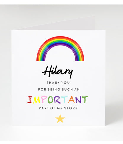 Personalised Teacher Cards