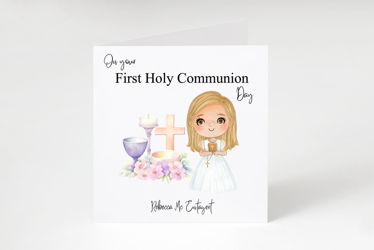 Personalised Communion Card