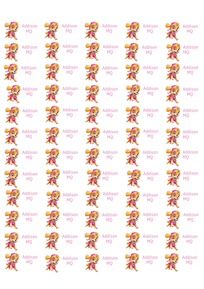 Personalised Back To School Pencil Stickers