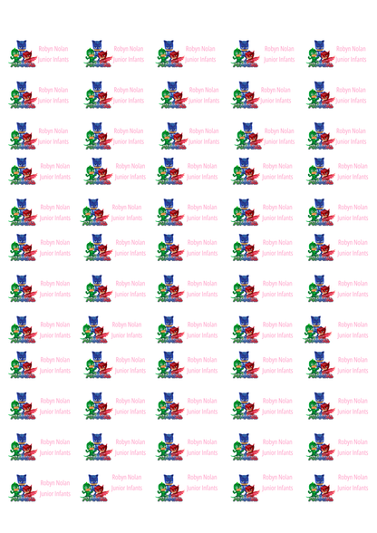 Personalised Back To School Pencil Stickers