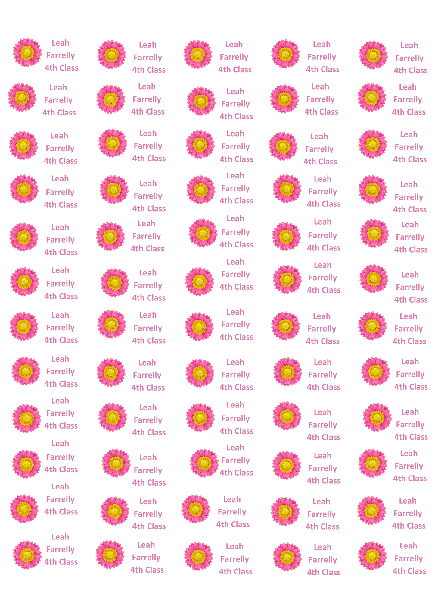 Personalised Back To School Pencil Stickers