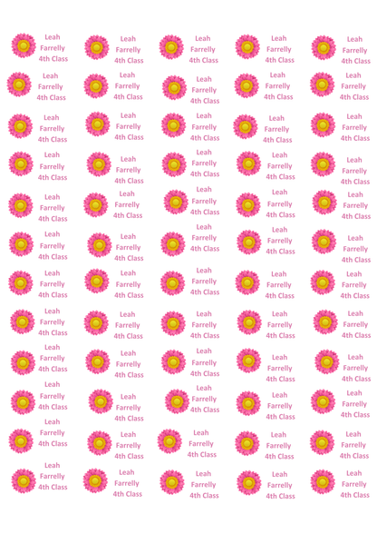 Personalised Back To School Pencil Stickers