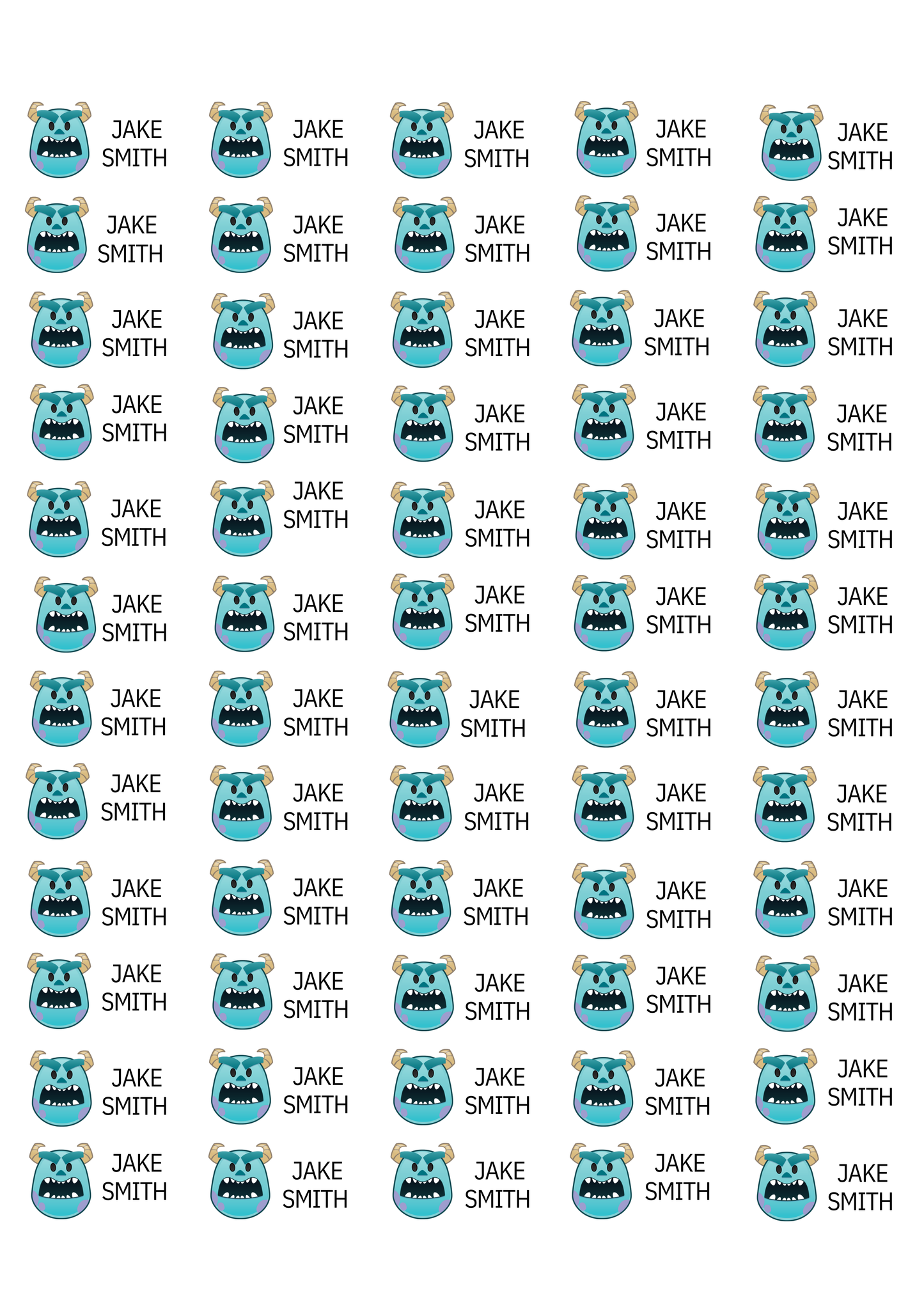 Personalised Back To School Pencil Stickers