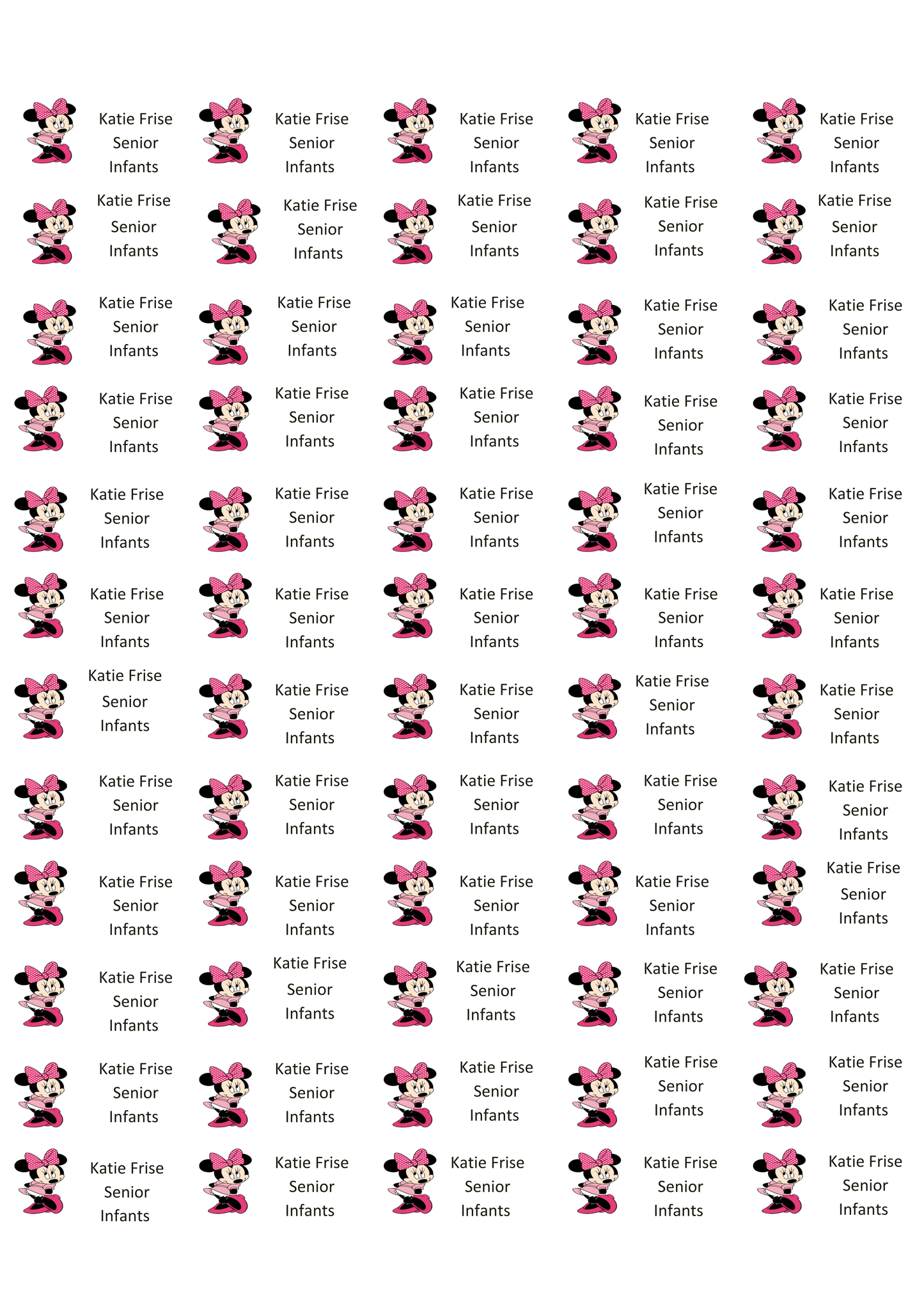 Personalised Back To School Pencil Stickers