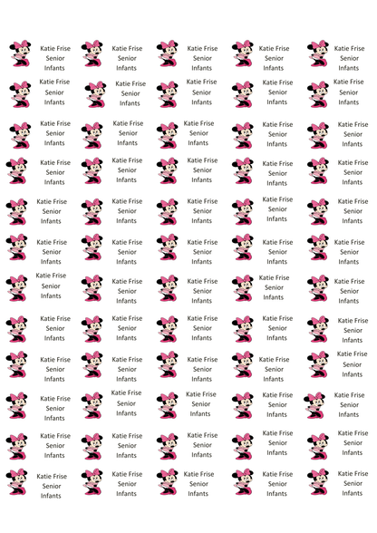 Personalised Back To School Pencil Stickers
