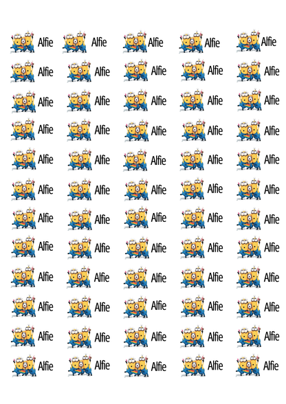Personalised Back To School Pencil Stickers