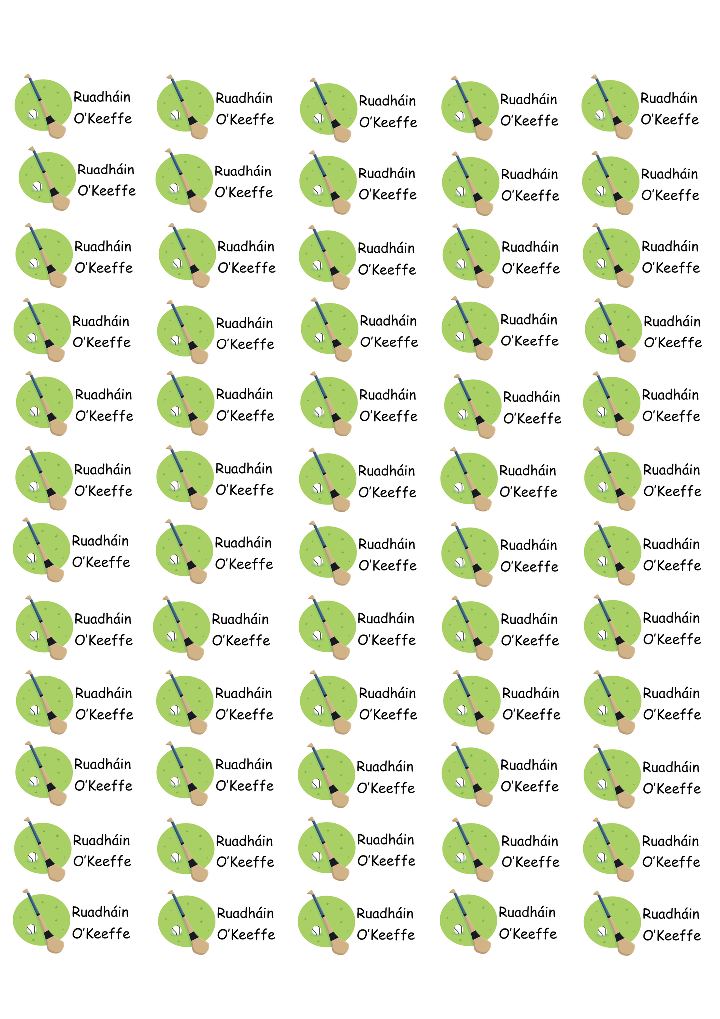 Personalised Back To School Pencil Stickers