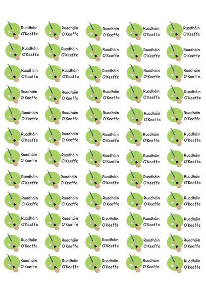 Personalised Back To School Pencil Stickers