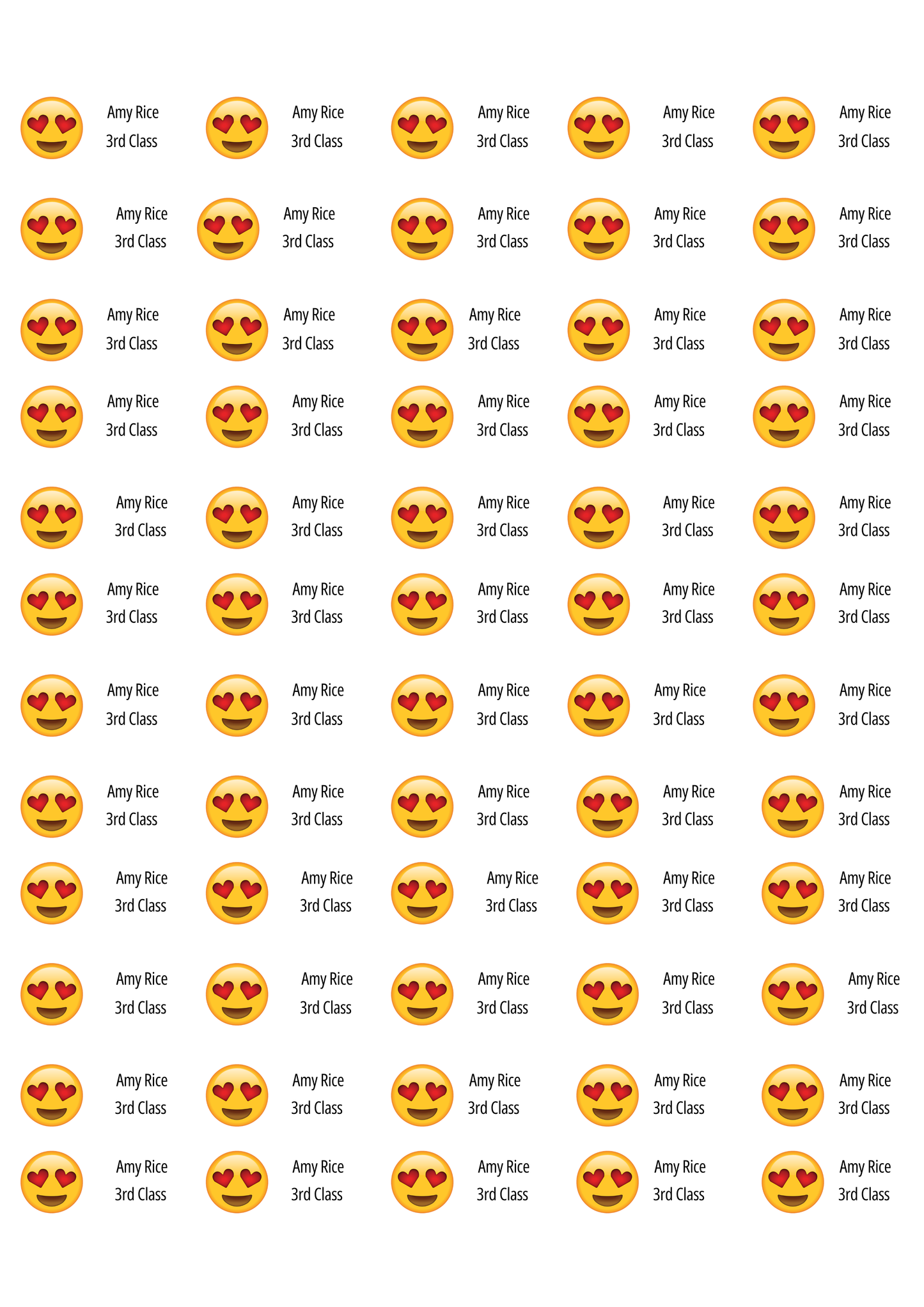Personalised Back To School Pencil Stickers