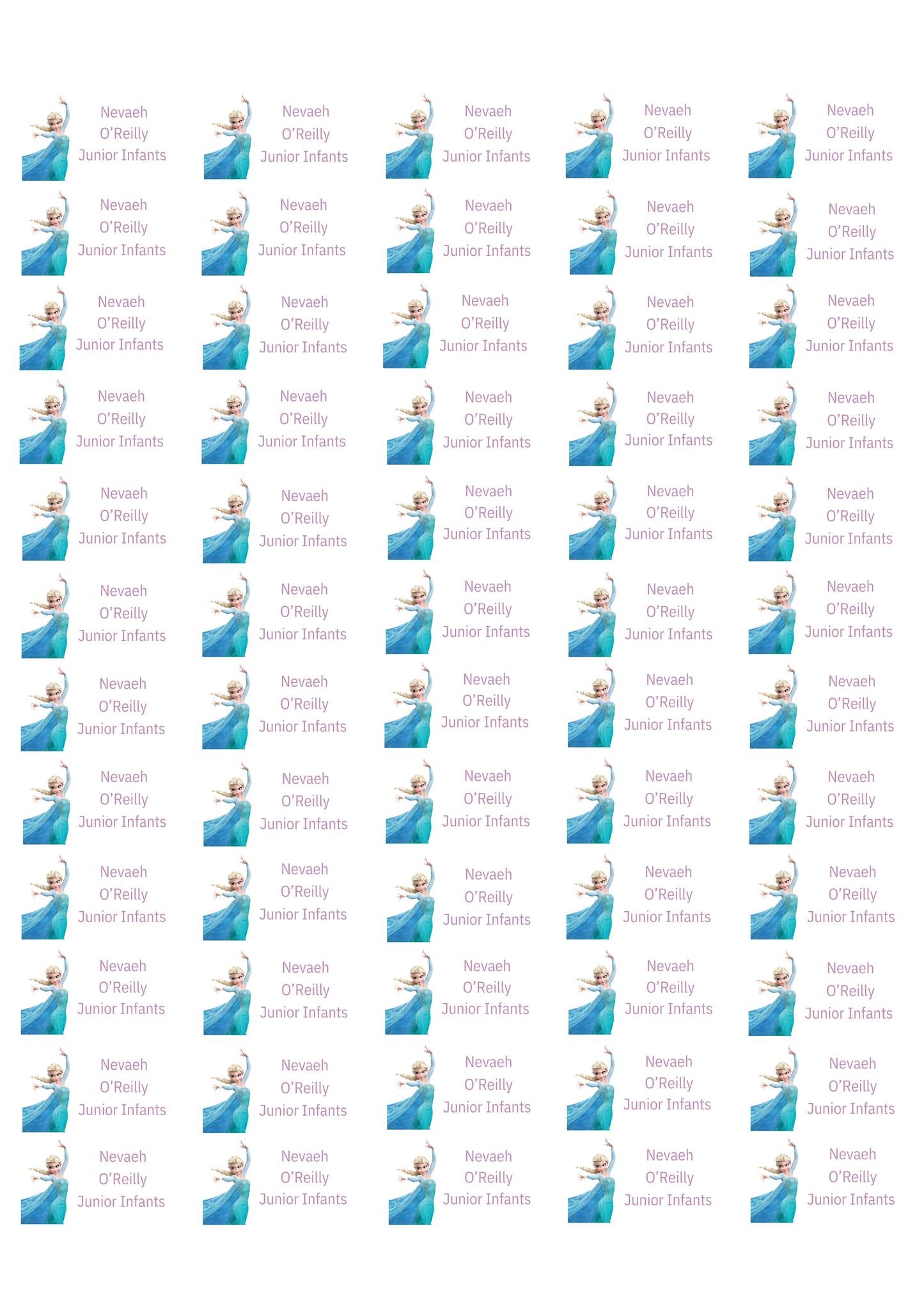 Personalised Back To School Pencil Stickers