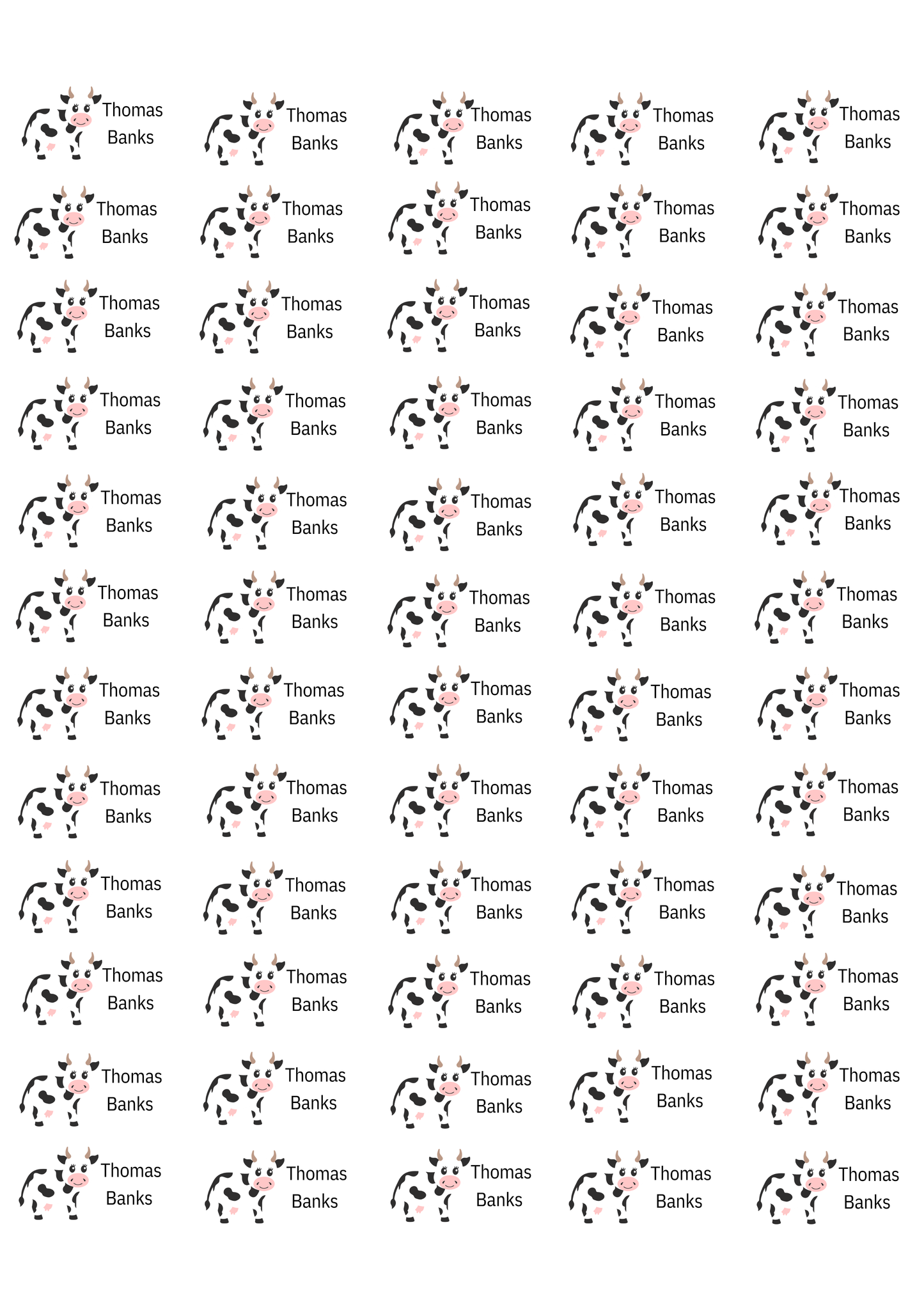 Personalised Back To School Pencil Stickers