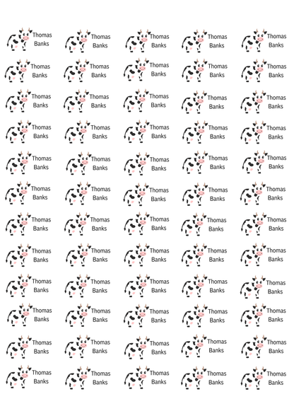 Personalised Back To School Pencil Stickers