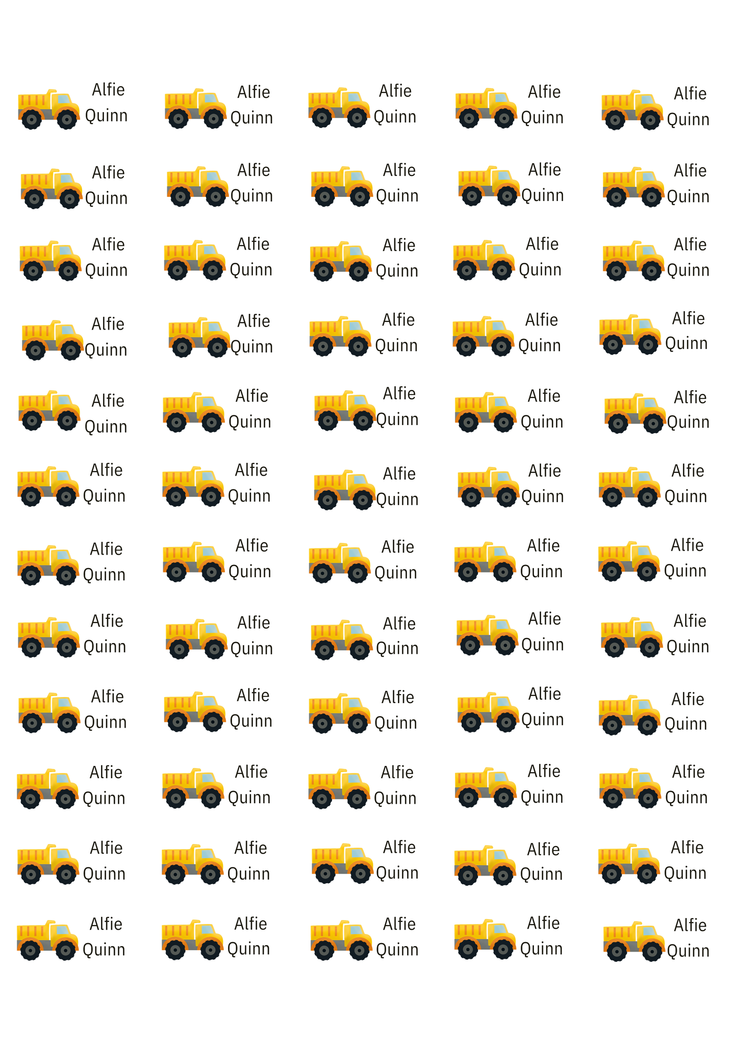 Personalised Back To School Pencil Stickers