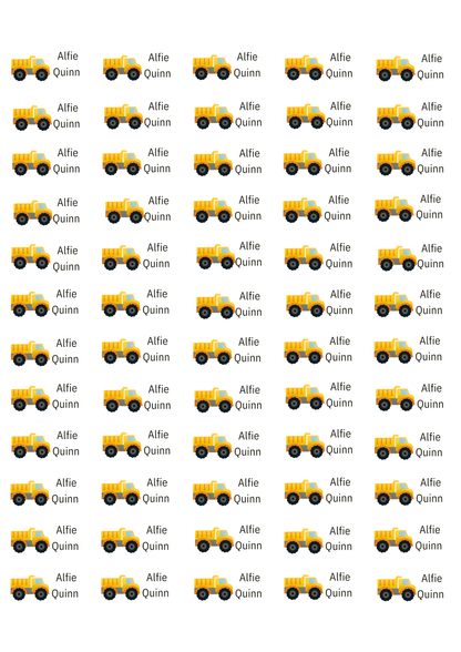 Personalised Back To School Pencil Stickers