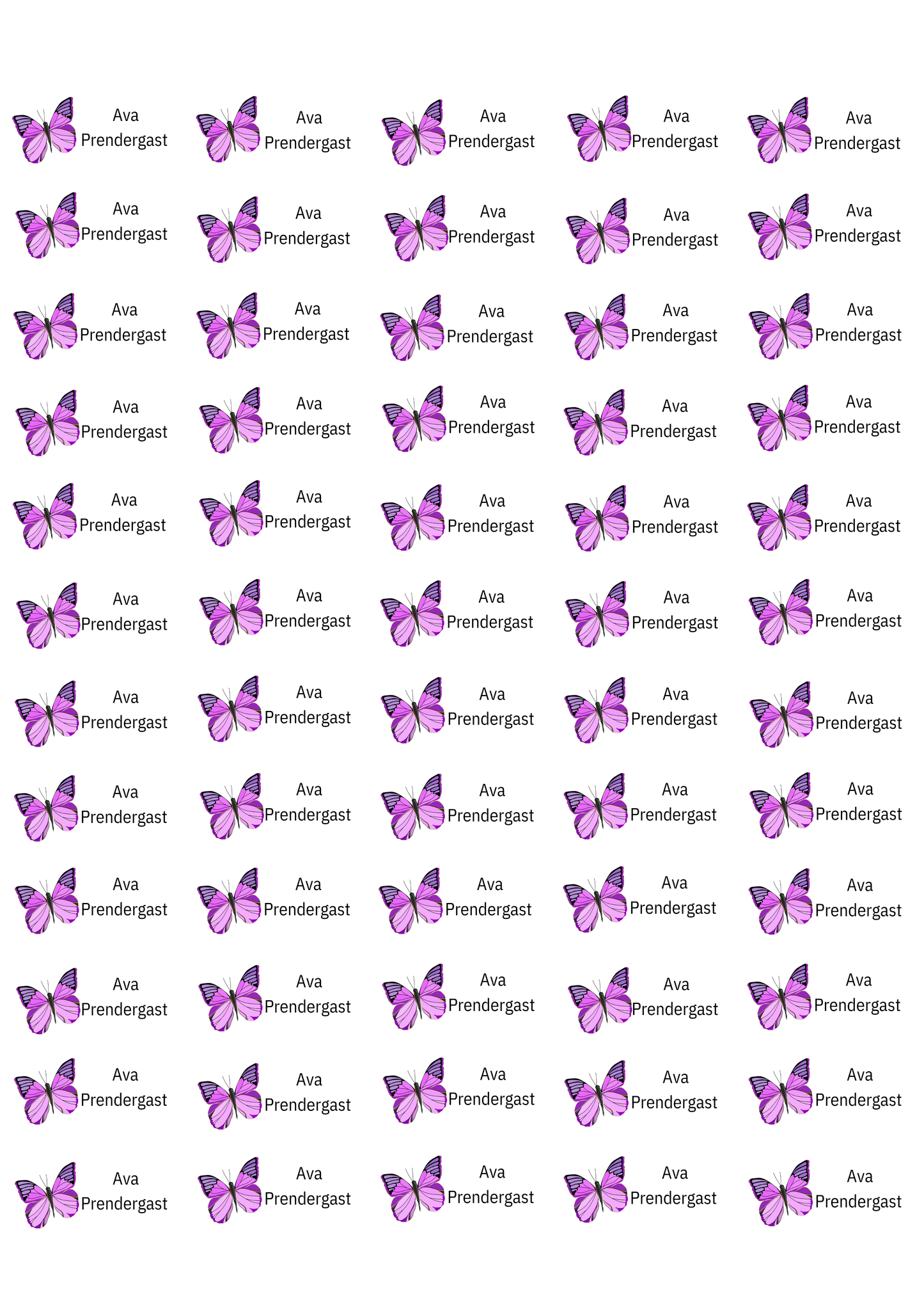 Personalised Back To School Pencil Stickers