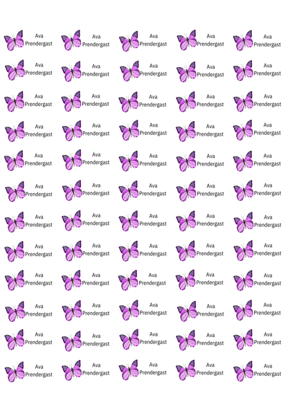 Personalised Back To School Pencil Stickers