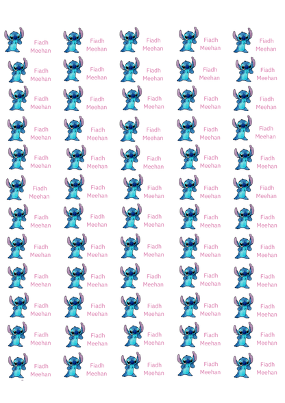 Personalised Back To School Pencil Stickers