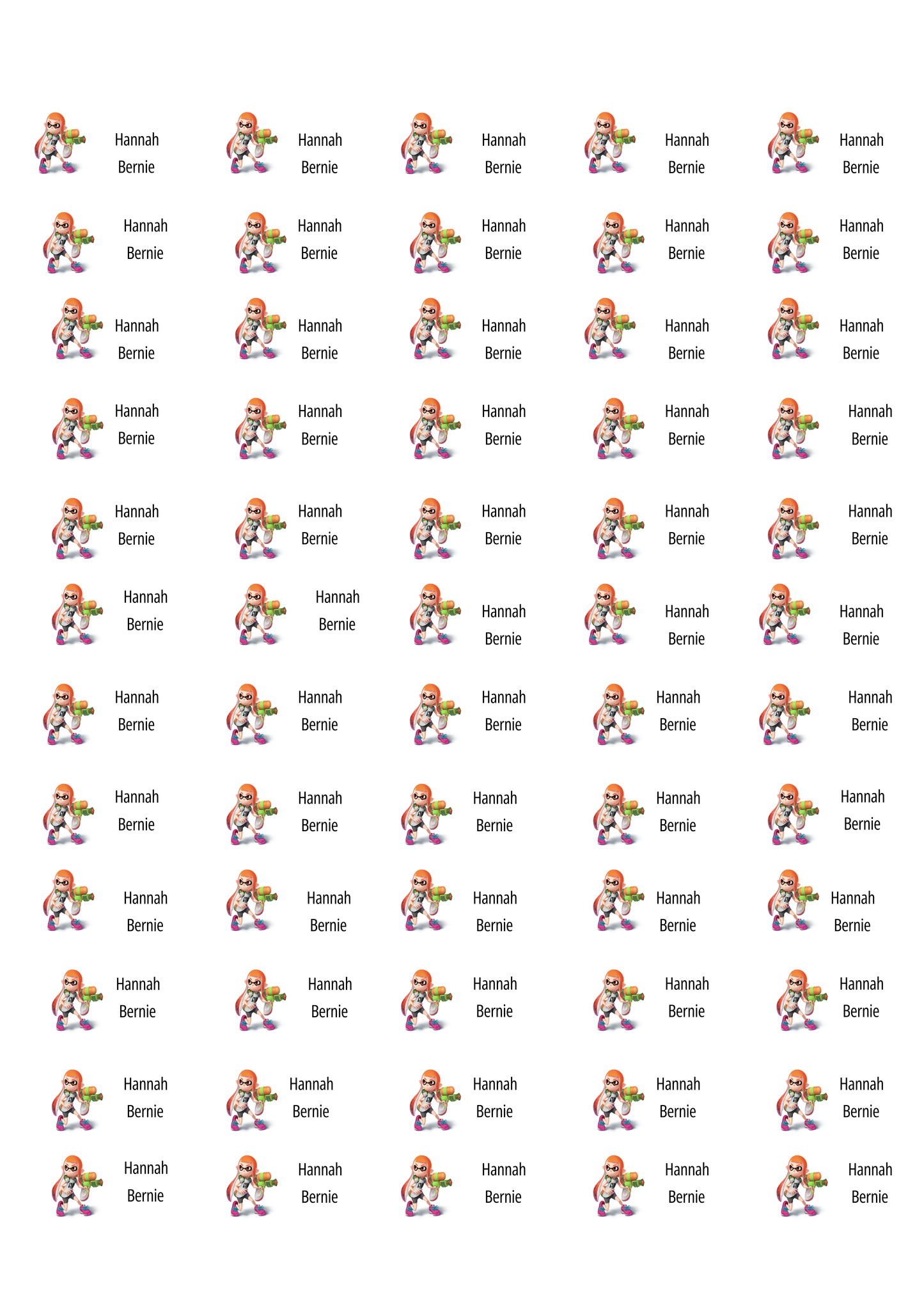 Personalised Back To School Pencil Stickers