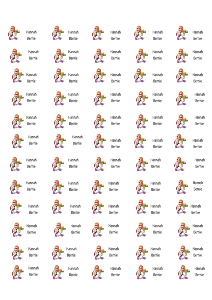 Personalised Back To School Pencil Stickers