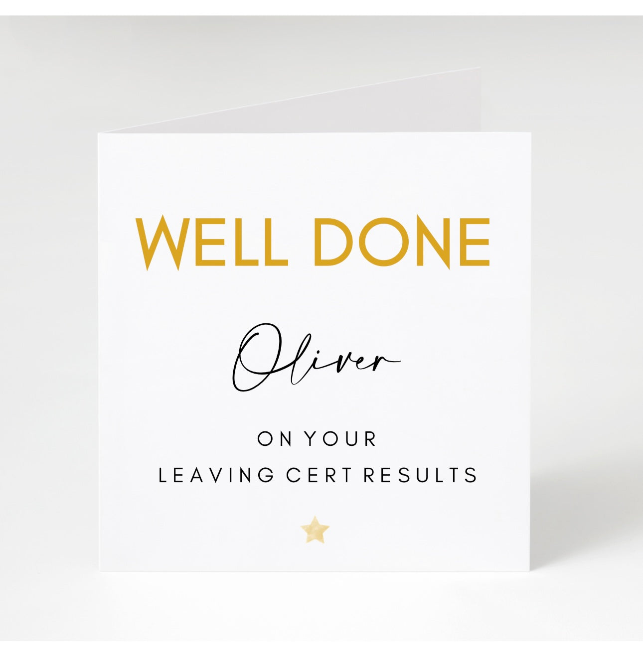 Personalised Exam Results Cards
