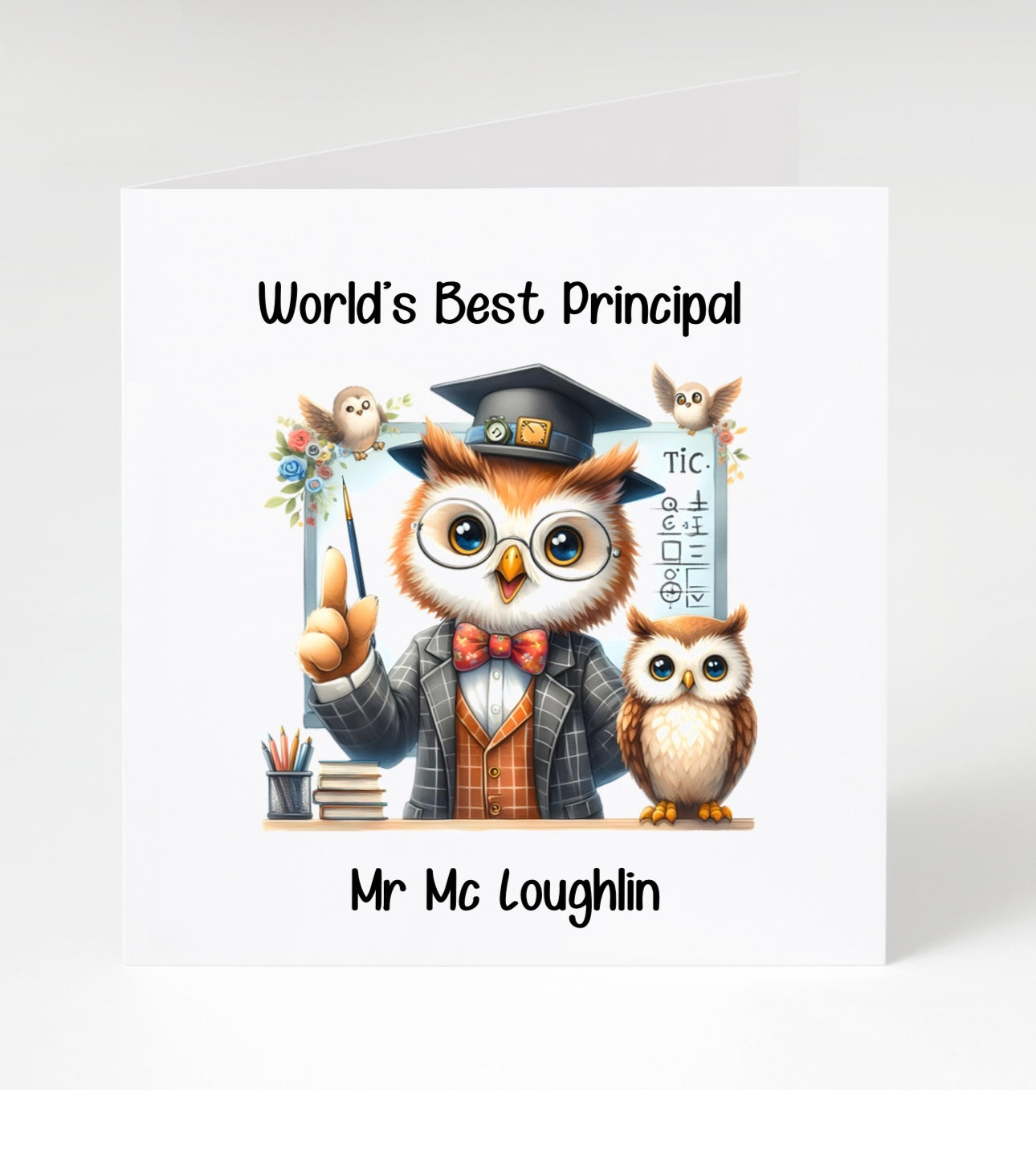 Personalised Teacher Cards