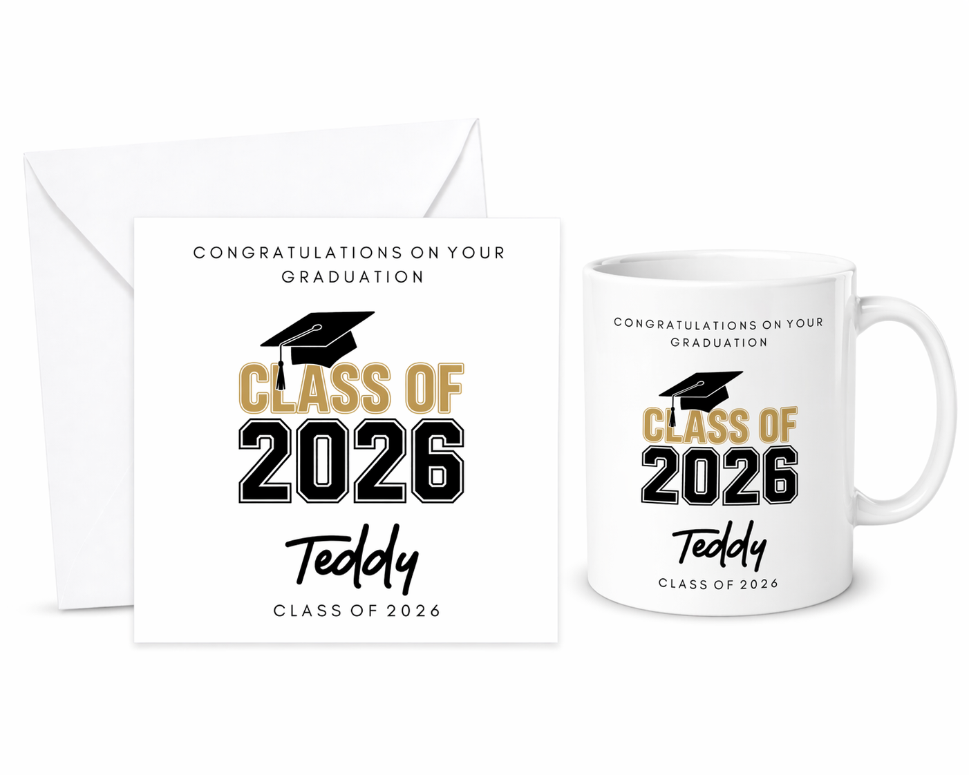 Personalised Graduation Mugs and Cards