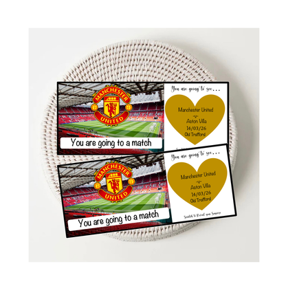 Personalised Scratch To Reveal Tickets