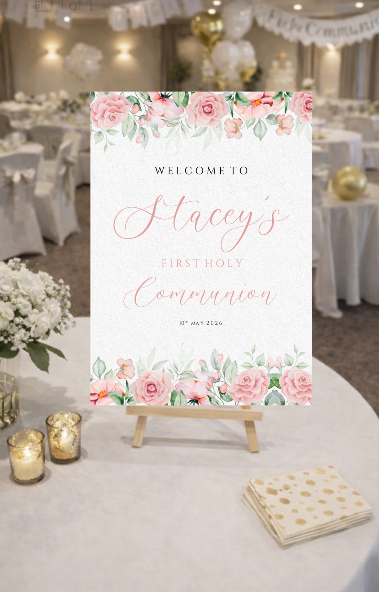 Personalised Communion Prints