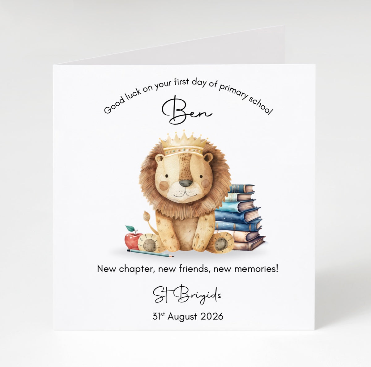 Personalised First Day of School/Montessori