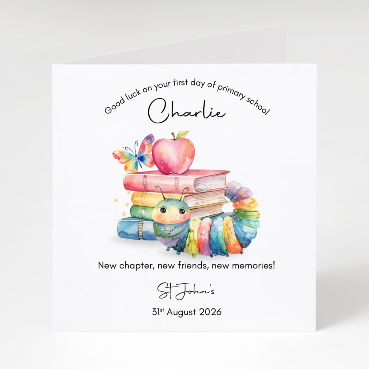 Personalised First Day of School/Montessori