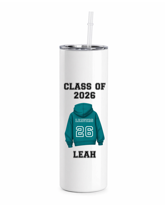 Class of 2026 Personalised 20oz Tumbler – School Leavers Gift
