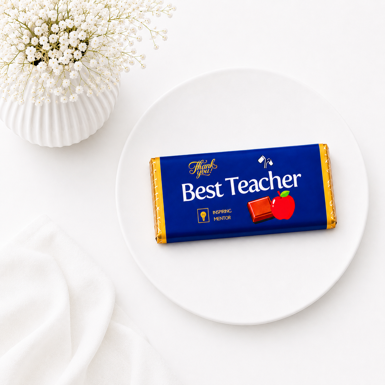 Personalised Large Teacher Thank you Bars