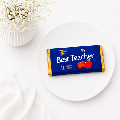 Personalised Large Teacher Thank you Bars