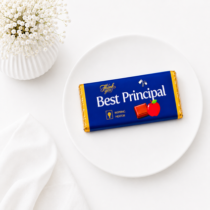 Personalised Large Teacher Thank you Bars
