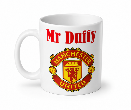 Personalised Football Team Mugs