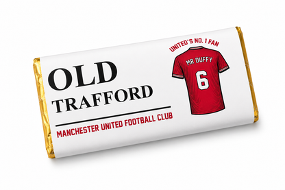 Personalised Football Team Chocolate Bars