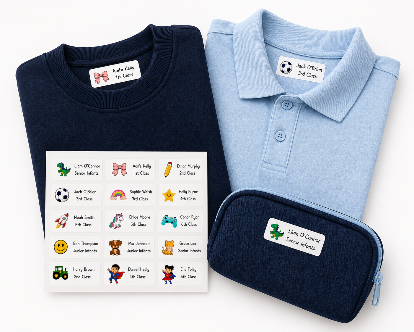 Personalised Iron On Labels