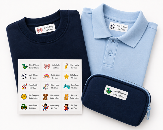 Personalised Iron On Labels