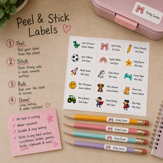 Personalised Peel and Stick Labels